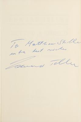 Lot #293 Edward Teller (3) Signed Items - Image 2