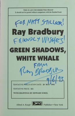Lot #510 Ray Bradbury (2) Signed Books - Image 2