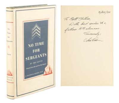 Lot #545 Ira Levin Signed Book and Typed Letter Signed - Image 1