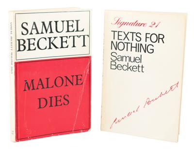 Lot #505 Samuel Beckett (2) Signed Books