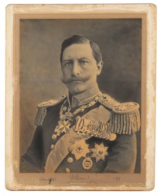 Lot #119 Wilhelm II Signed Photograph