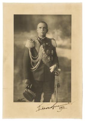 Lot #233 King Victor Emmanuel III Signed Photograph