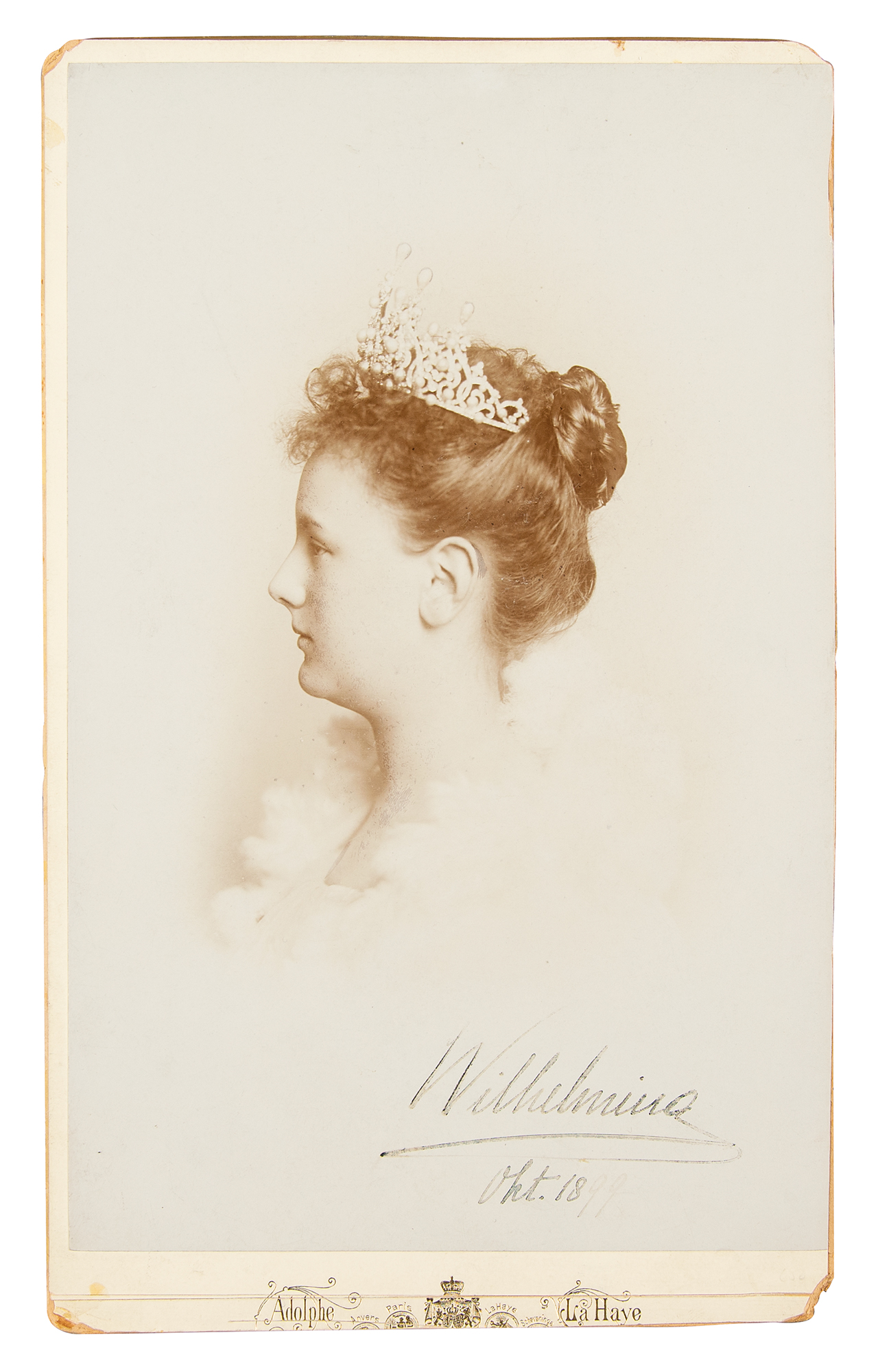 Lot #307 Wilhelmina of the Netherlands Signed Photograph