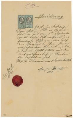 Lot #93 Gregor Mendel Autograph Document Signed