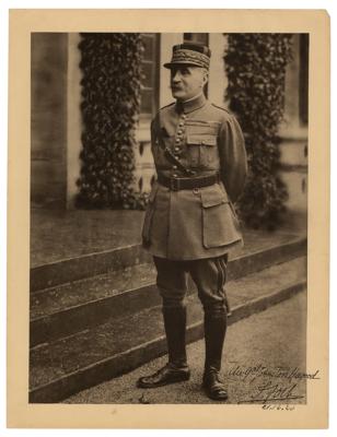 Lot #341 Ferdinand Foch Signed Oversized Photograph - Image 1