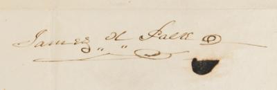 Lot #8 James K. Polk and James Buchanan Document Signed as President and Secretary of State - Image 3