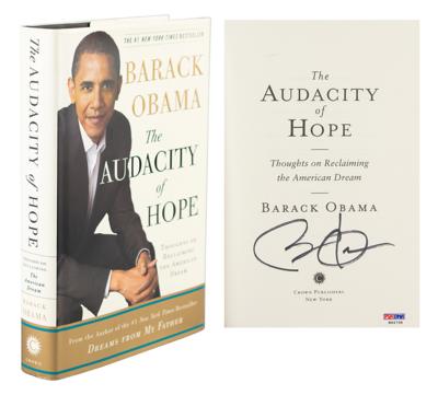 Lot #52 Barack Obama Signed Book