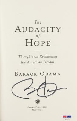 Lot #52 Barack Obama Signed Book - Image 2