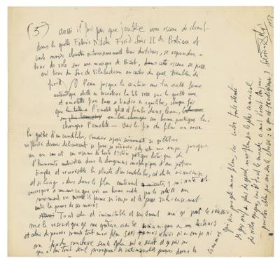 Lot #409 Salvador Dali Autograph Manuscript Signed - Image 7