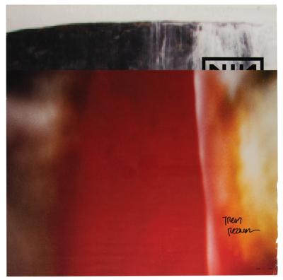Lot #648 Nine Inch Nails: Trent Reznor Signed Poster