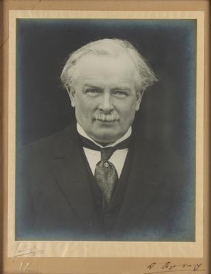 Lot #237 David Lloyd George Signed Oversized Photograph - Image 1