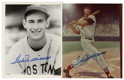 Lot #852 Ted Williams (2) Signed Photographs