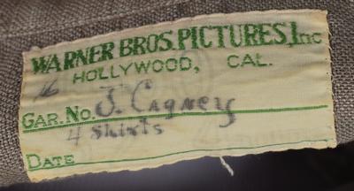 Lot #704 James Cagney Screen-Worn Shirt from The Oklahoma Kid - Image 7