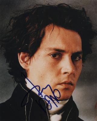 Lot #716 Johnny Depp Signed Photograph - Image 1