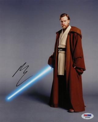Lot #784 Star Wars: Ewan McGregor Signed