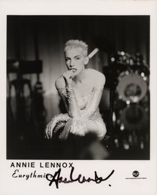 Lot #644 Annie Lennox Signed Photograph