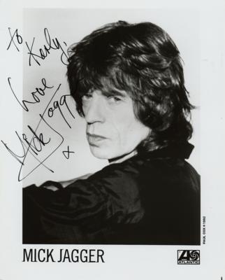 Lot #651 Rolling Stones: Mick Jagger Signed Photograph