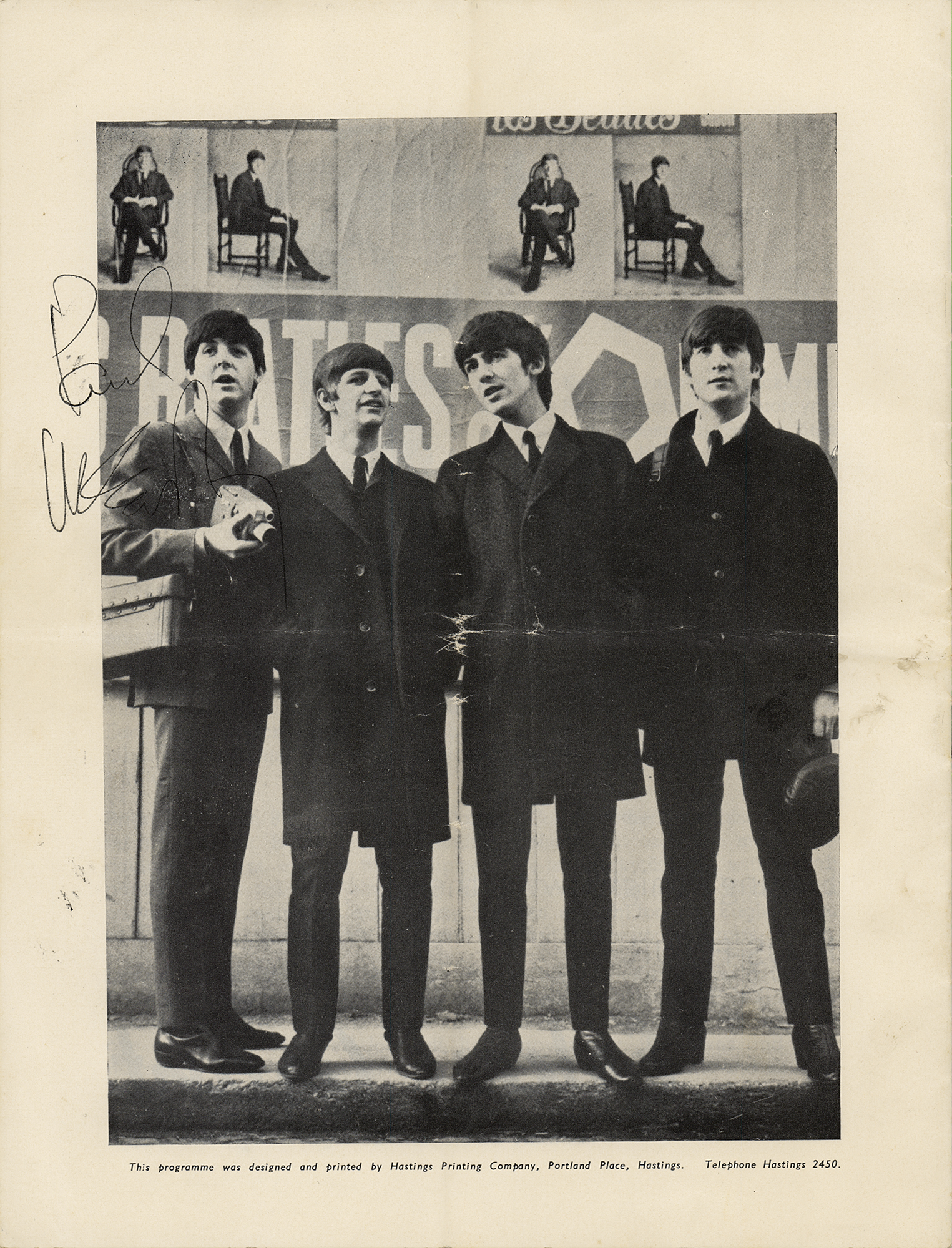 Lot #582 Beatles: Paul McCartney Signed Program