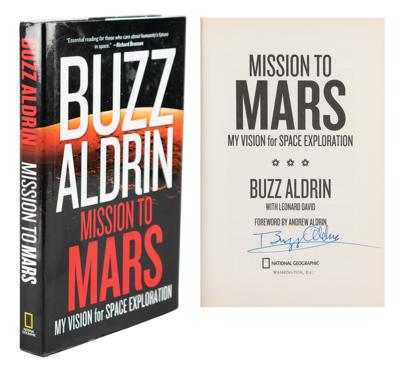 Lot #382 Buzz Aldrin Signed Book - Image 1
