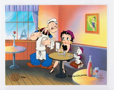 Lot #476 Myron Waldman Signed Limited Edition Cel: 'Today’s Special…'