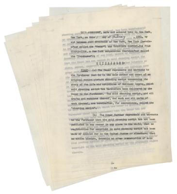 Lot #494 John Steinbeck Document Signed - Image 1