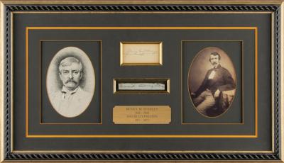 Lot #124 Henry Stanley and David Livingstone Signatures