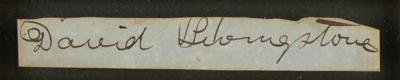 Lot #124 Henry Stanley and David Livingstone Signatures - Image 2