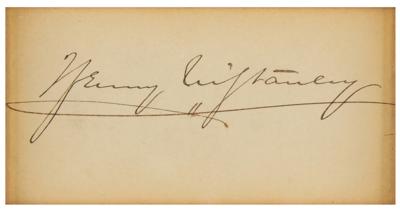 Lot #124 Henry Stanley and David Livingstone Signatures - Image 3