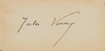 Lot #496 Jules Verne Signature - Image 2