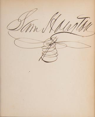 Lot #126 Sam Houston Signature - Image 2
