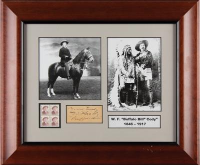 Lot #125 William F. 'Buffalo Bill' Cody Signature
