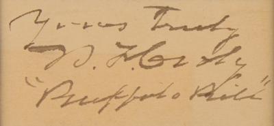 Lot #125 William F. 'Buffalo Bill' Cody Signature - Image 2