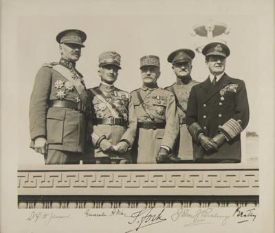Lot #320 World War I Generals Signed Photograph