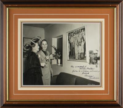 Lot #447 Norman Rockwell Signed Photograph - Image 2