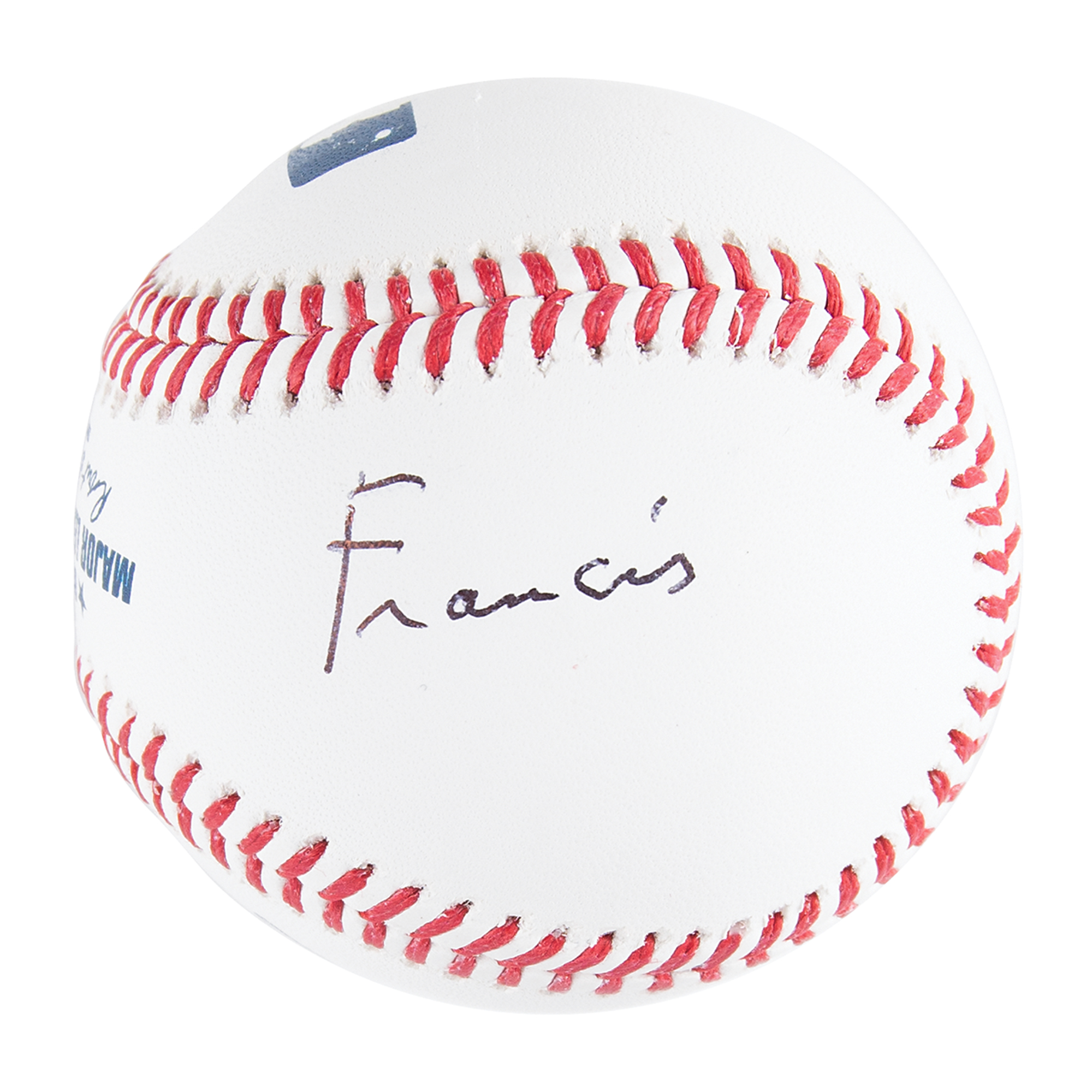 Lot #107 Pope Francis Signed Baseball