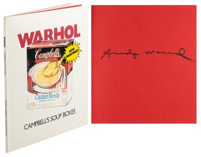 Lot #425 Andy Warhol Signed Book
