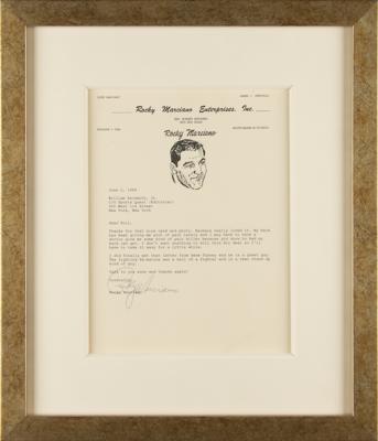 Lot #800 Rocky Marciano Typed Letter Signed - Image 2