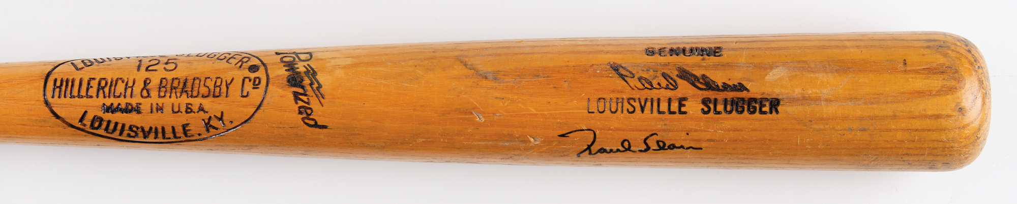 Lot #808 Paul Blair Signed and Game-Used Baseball Bat