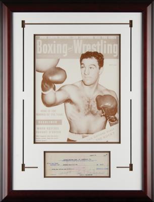 Lot #799 Rocky Marciano Signed Check