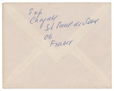 Lot #408 Marc Chagall Autograph Letter Signed - Image 3