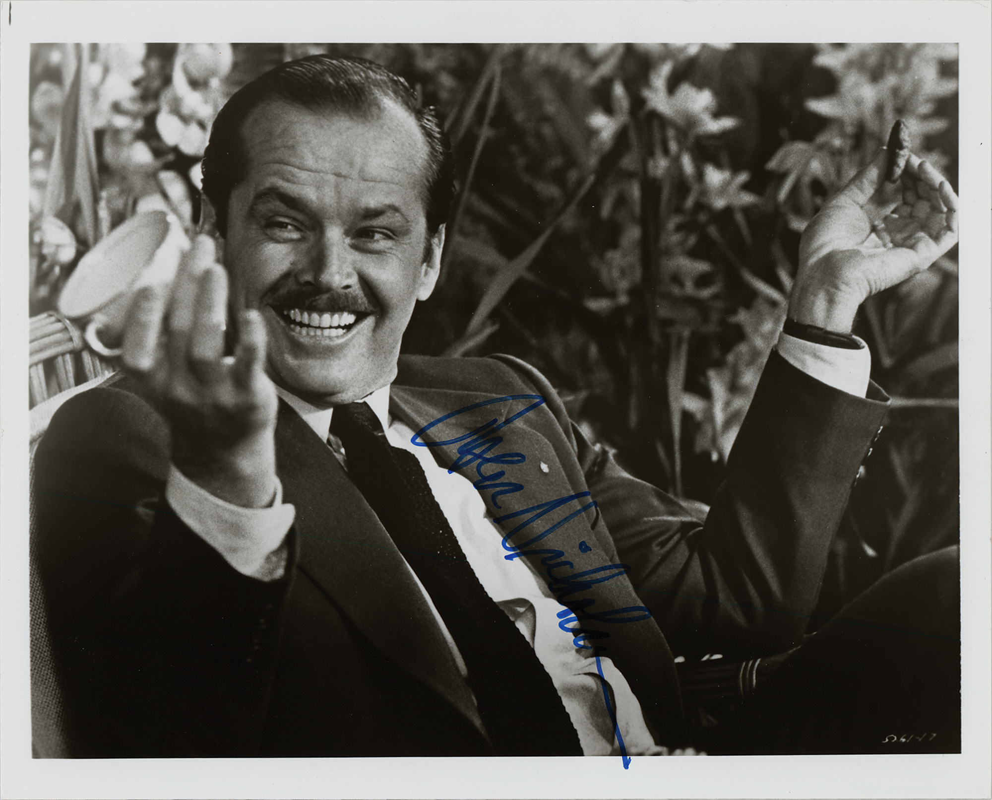 Lot #760 Jack Nicholson Signed Photograph