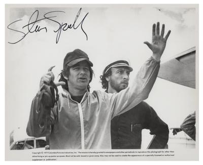 Lot #777 Steven Spielberg Signed Photograph - Image 1