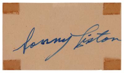 Lot #830 Sonny Liston Signature - Image 1
