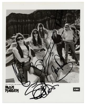 Lot #639 Iron Maiden Signed Photograph