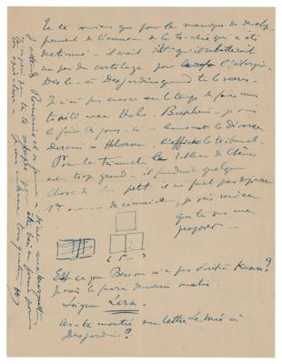 Lot #416 Henri Matisse Autograph Letter Signed - Image 2
