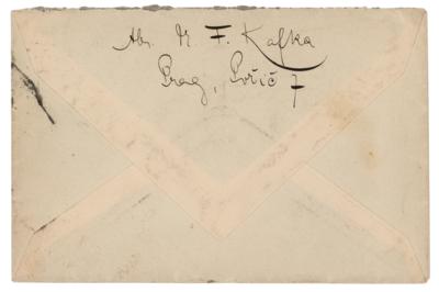 Lot #491 Franz Kafka Signed Envelope - Image 2