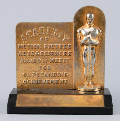 Lot #665 Academy Award Plaque: Set Decoration for An American in Paris (1951) - Image 3