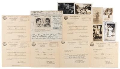 Lot #299 Wilbur Underhill, Jr. and Cookson Hills Gang Wanted Notices and Mug Shots - Image 2