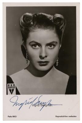 Lot #700 Ingrid Bergman Signed Photograph - Image 1