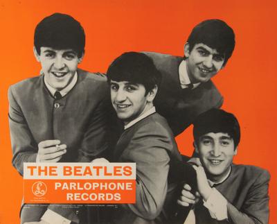 Lot #631 Beatles E.M.I. Promotional Poster - Image 1